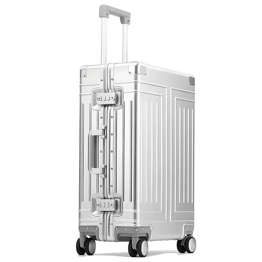 Premium Aluminum Suitcase – Luxury Travel Luggage with TSA Locks