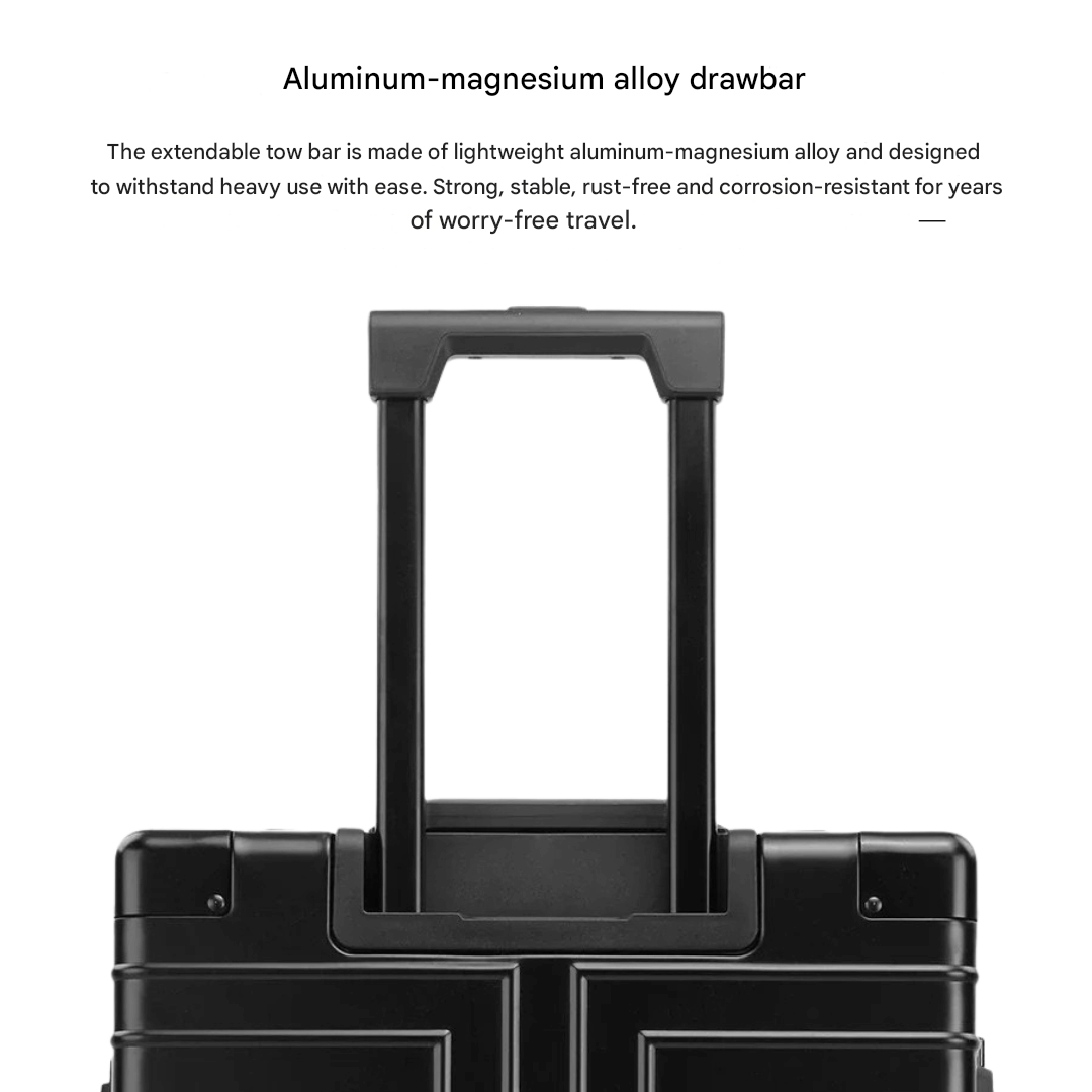 Premium Aluminum Suitcase – Luxury Travel Luggage with TSA Locks