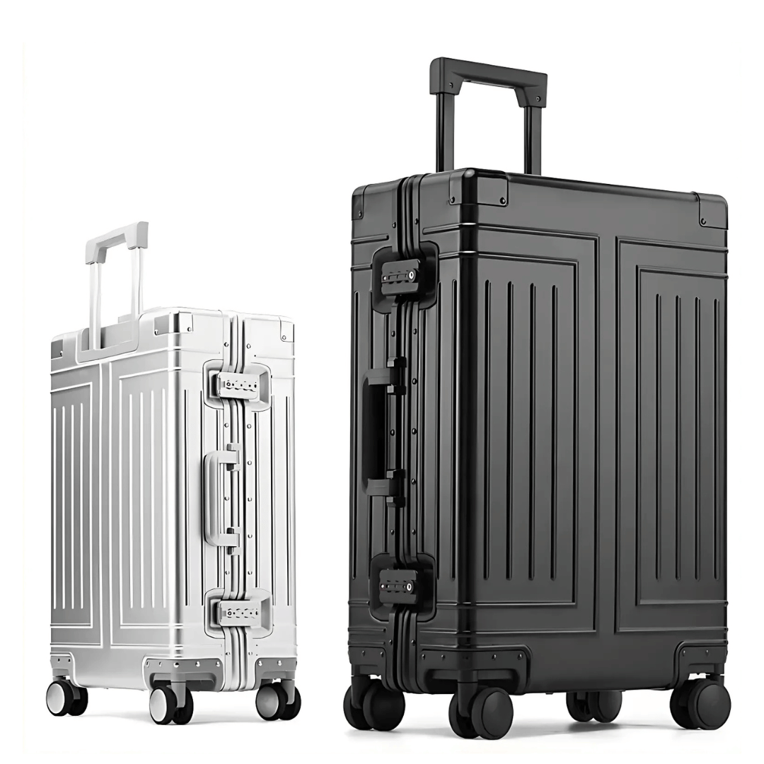 Premium Aluminum Suitcase – Luxury Travel Luggage with TSA Locks