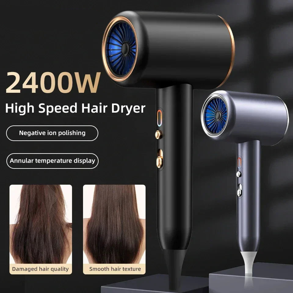 Professional 2400W Hair Dryer with Ionic Technology