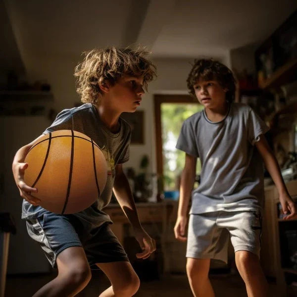 Professional Silent Basketball with Noiseless Foam Technology - High-Density Indoor Training Ball with Optimal Bounce, Safe and Neighbor-Friendly