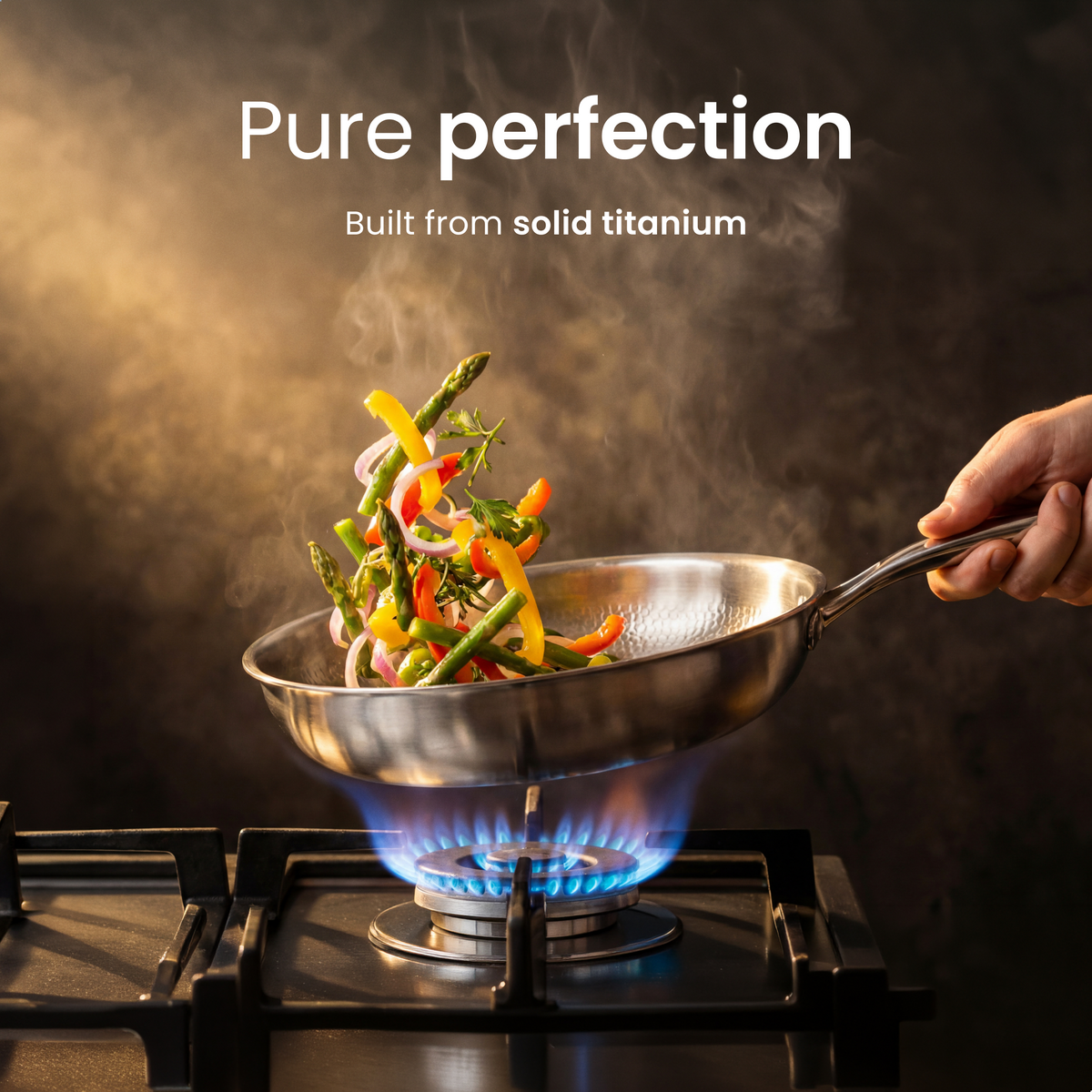 Pure Titanium Frying Pan