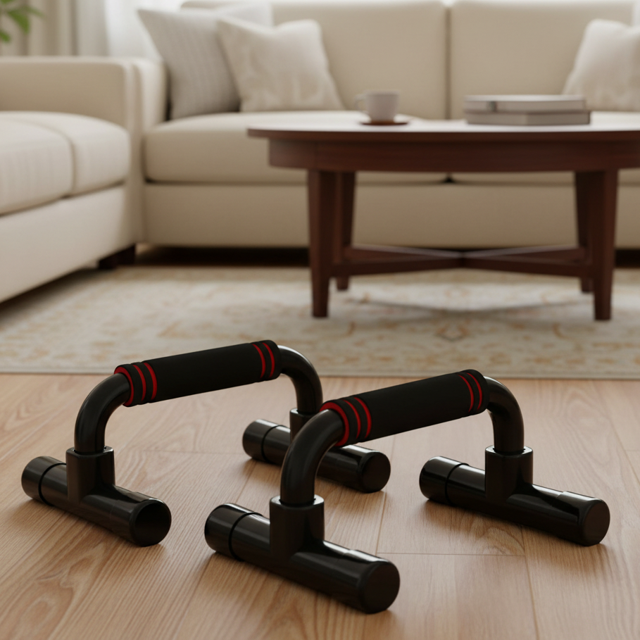 Push-Up Bars with Ergonomic Handles for Joint-Friendly Workouts
