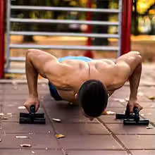 Push-Up Bars with Ergonomic Handles for Joint-Friendly Workouts