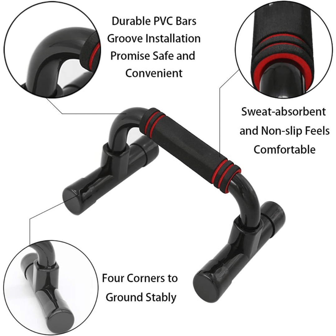 Push-Up Bars with Ergonomic Handles for Joint-Friendly Workouts