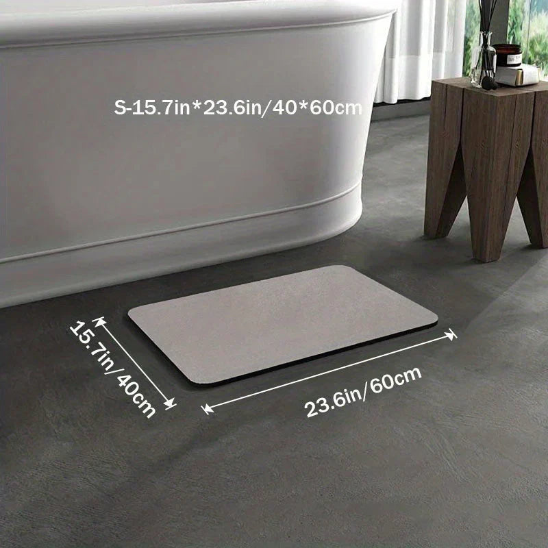 Quick-Drying Non-Slip Diatomite Bath Mat