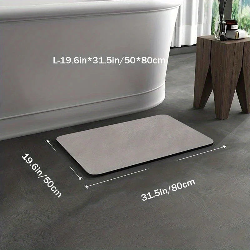 Quick-Drying Non-Slip Diatomite Bath Mat