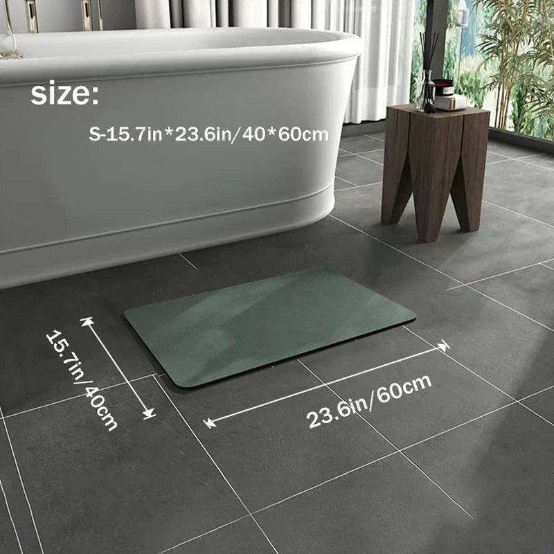 Quick-Drying Non-Slip Diatomite Bath Mat