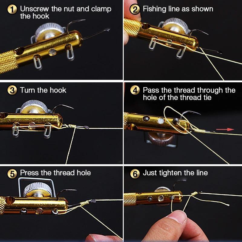 Quick Fishing Knot Tying Tool