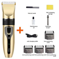 Rechargeable Metal Dog Hair Clipper - Precision Pet Trimmer