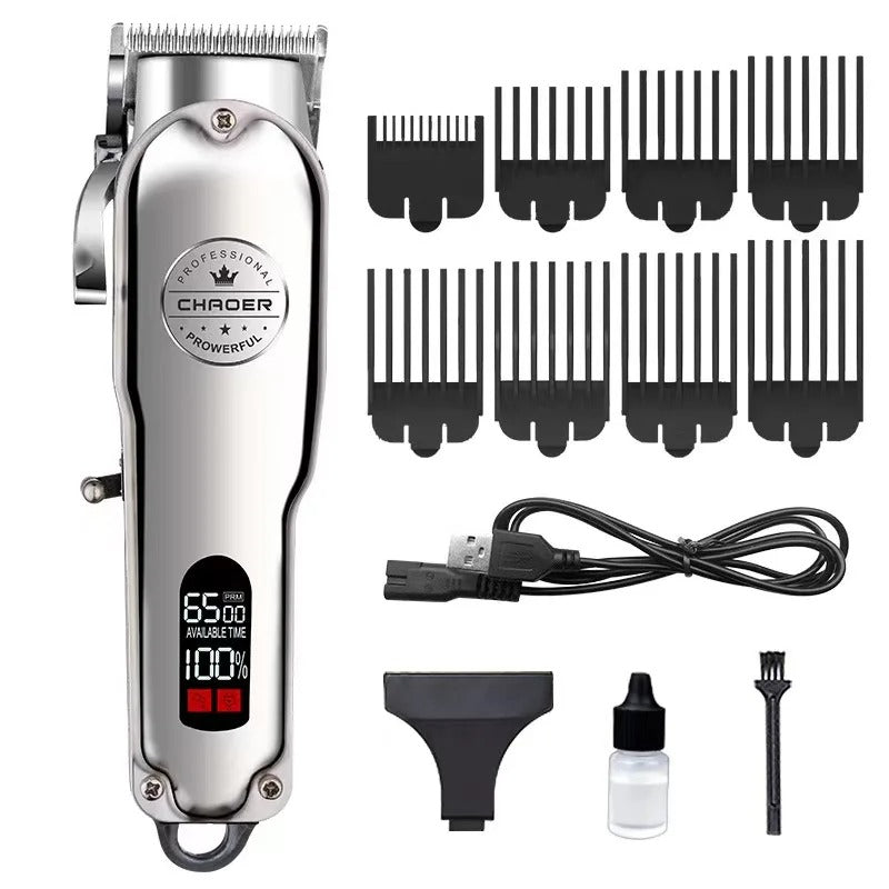 Rechargeable Metal Dog Hair Clipper - Precision Pet Trimmer