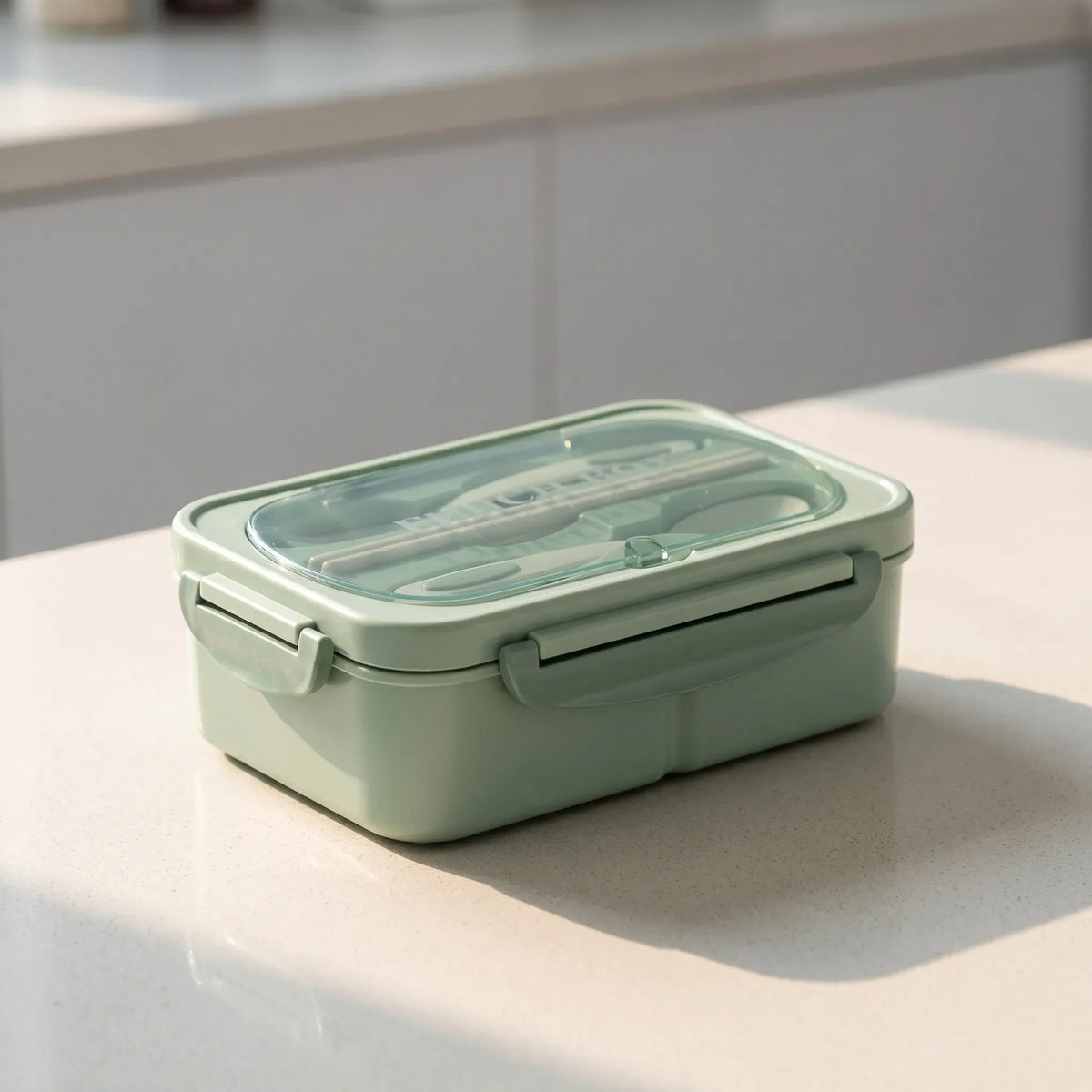 Rectangular Meal Prep Bento Box with Compartments