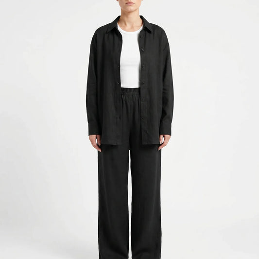 Relaxed Fit Two-Piece Pant Set