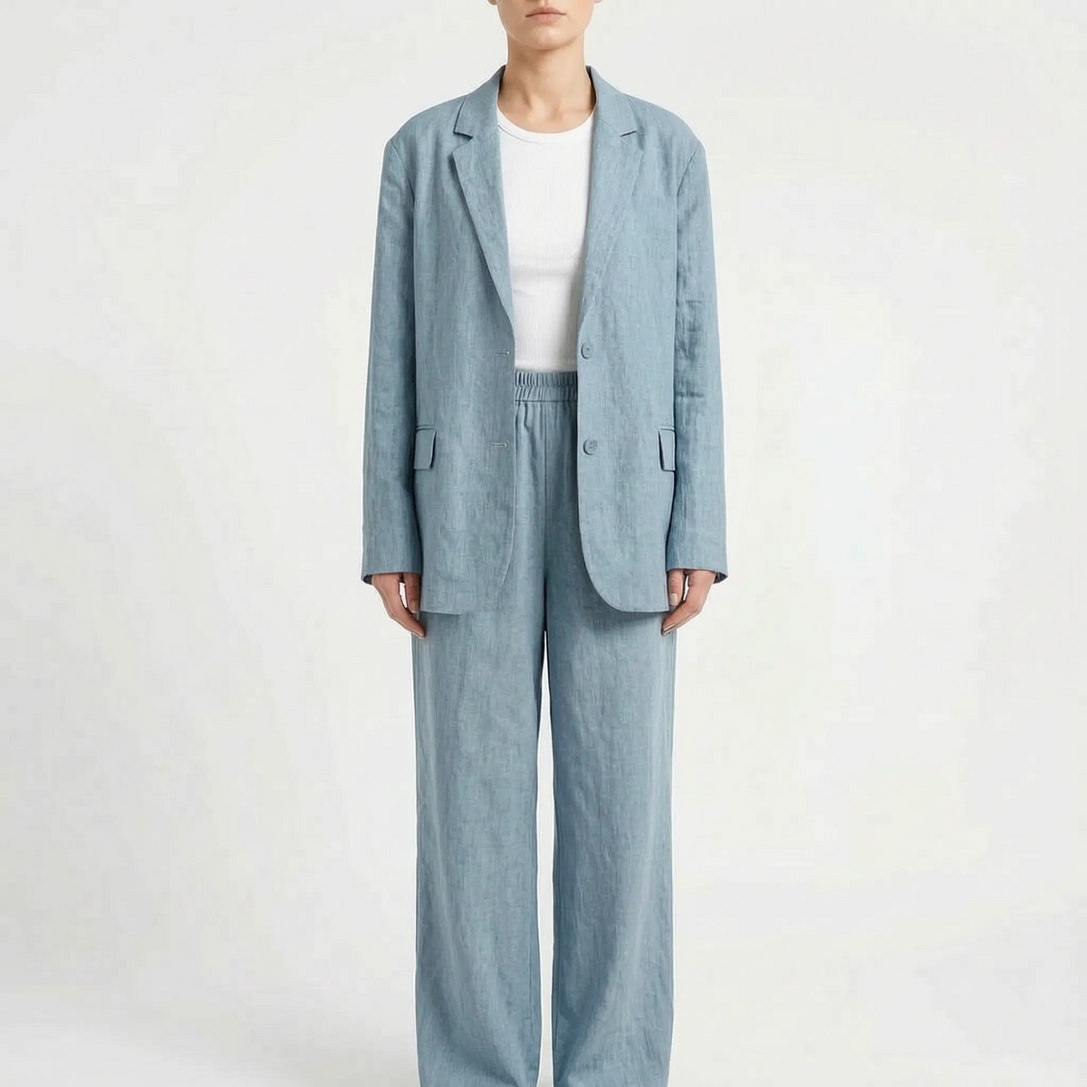 Relaxed Fit Two-Piece Pant Set