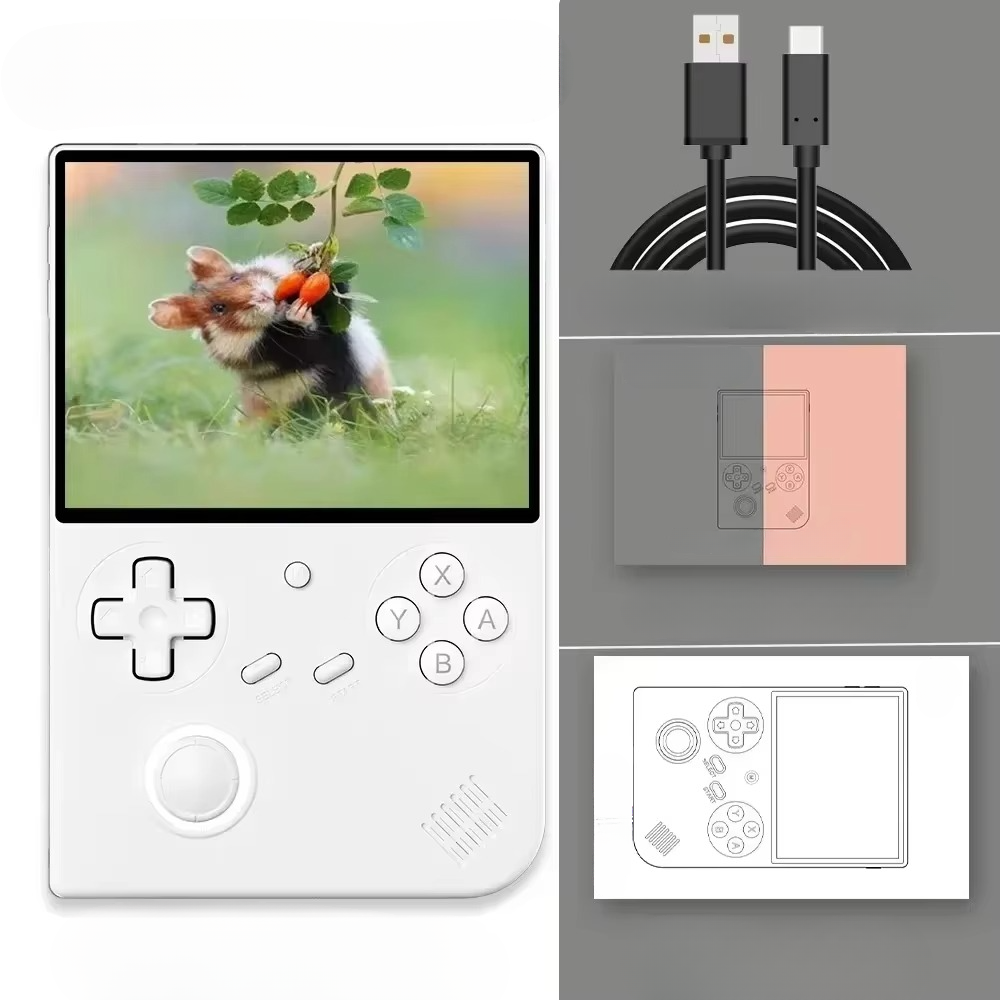Retro Handheld Gaming Console with 4-Inch IPS Screen and Wi-Fi