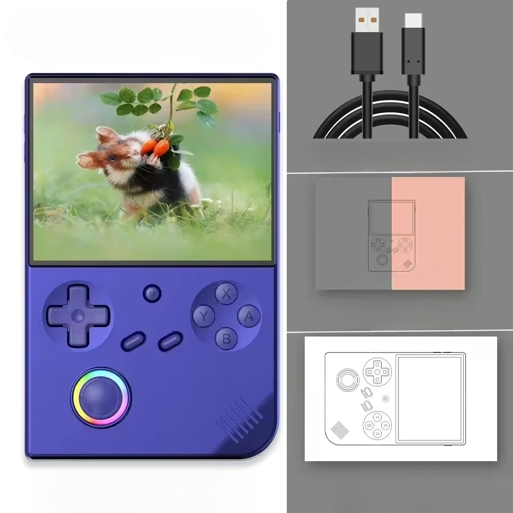 Retro Handheld Gaming Console with 4-Inch IPS Screen and Wi-Fi