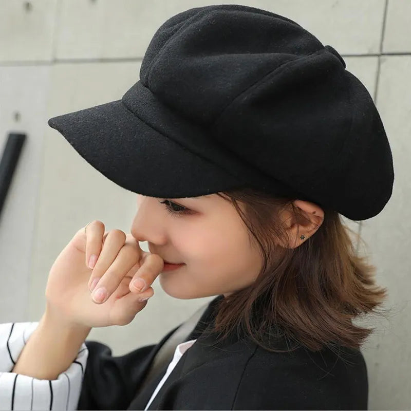 Retro Newsboy Cap