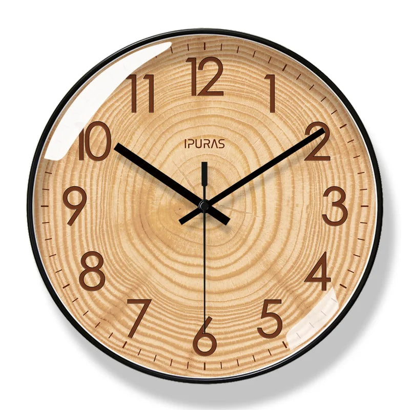 Retro-Style Wall Clock with Minimalist Design