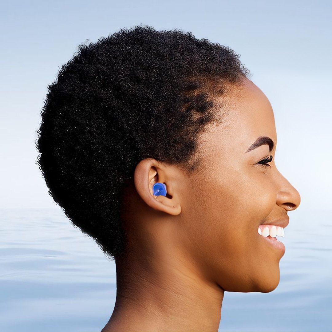 Reusable Inflatable Earplugs - Noise-Cancelling, Waterproof Medical-Grade Silicone, 35dB