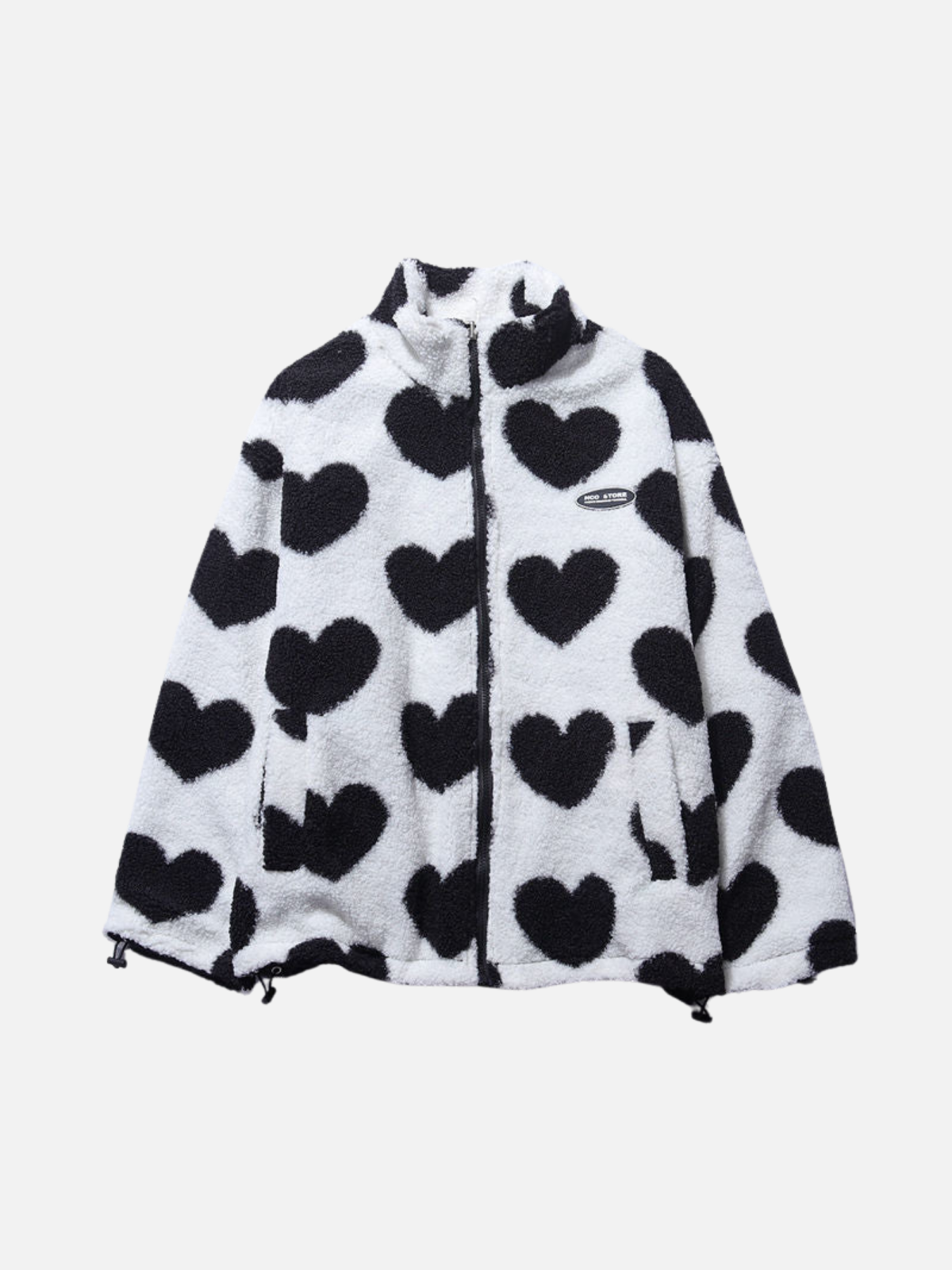 Reversible Heart-Print Jacket