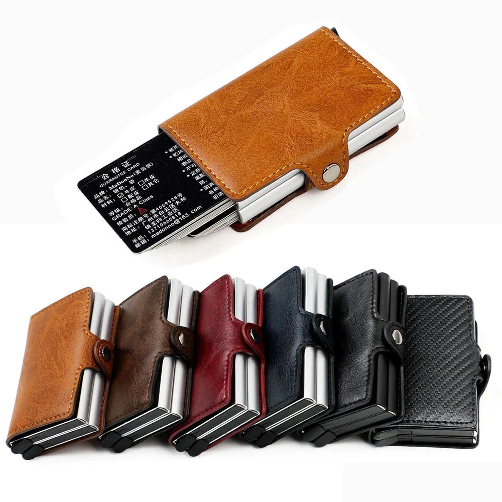 RFID Wallet with Double Pop-Up Card Cases
