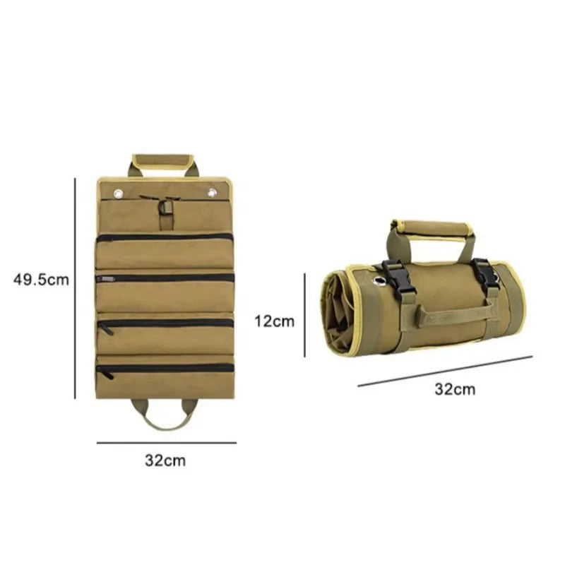 Roll-Up Tool Organizer – Quick Access and Organized Storage