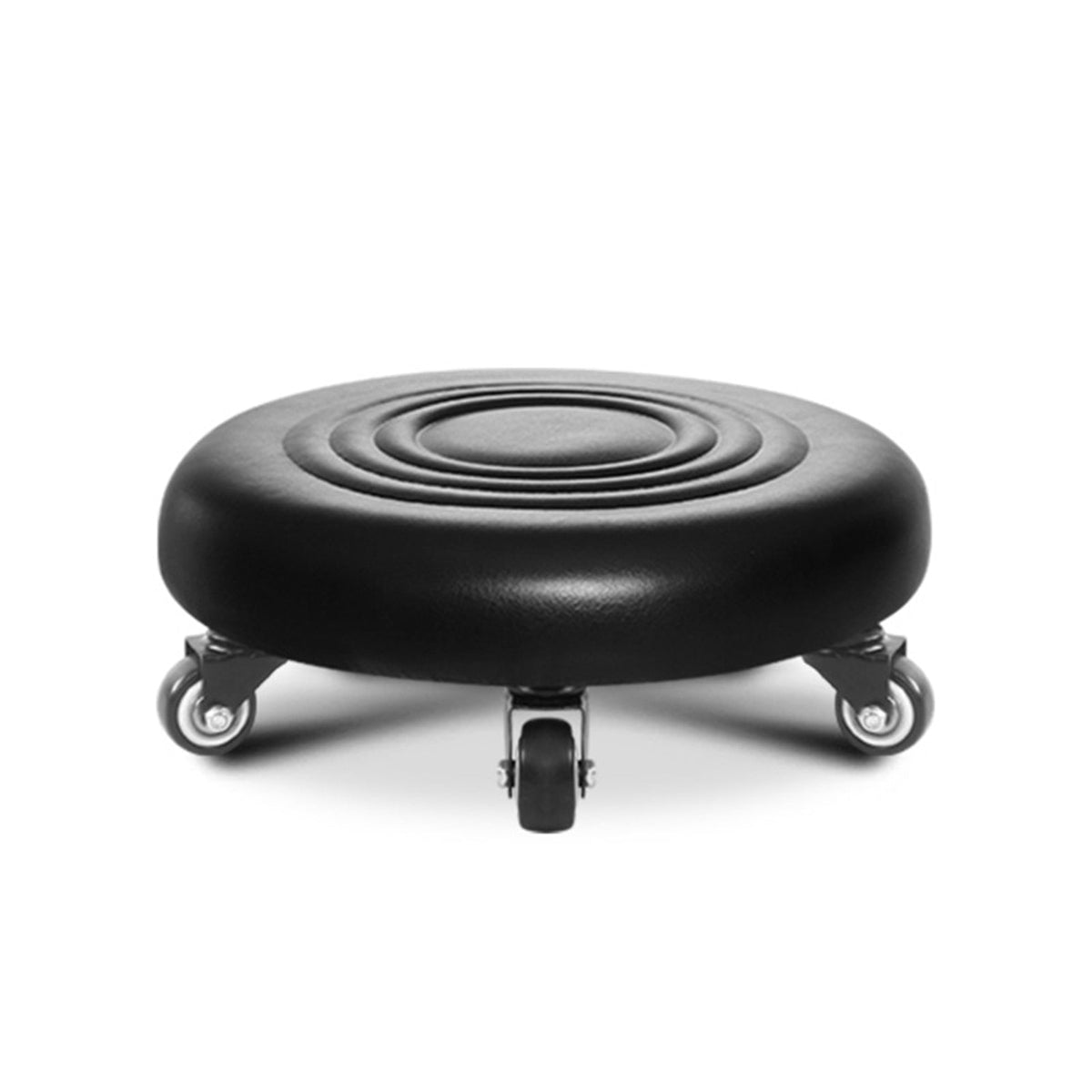 Rolling Stool with Wheels and 360-Degree Rotation