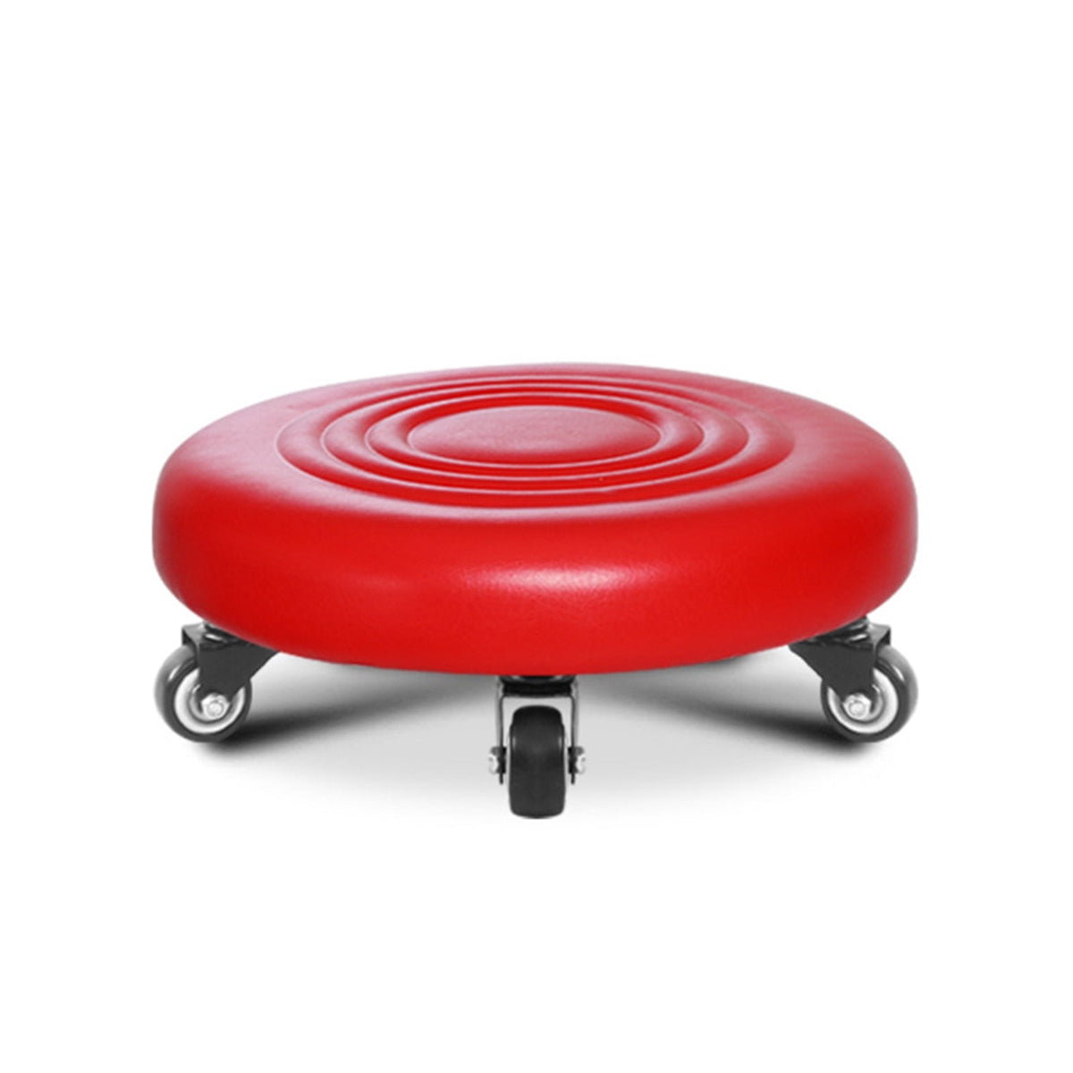 Rolling Stool with Wheels and 360-Degree Rotation
