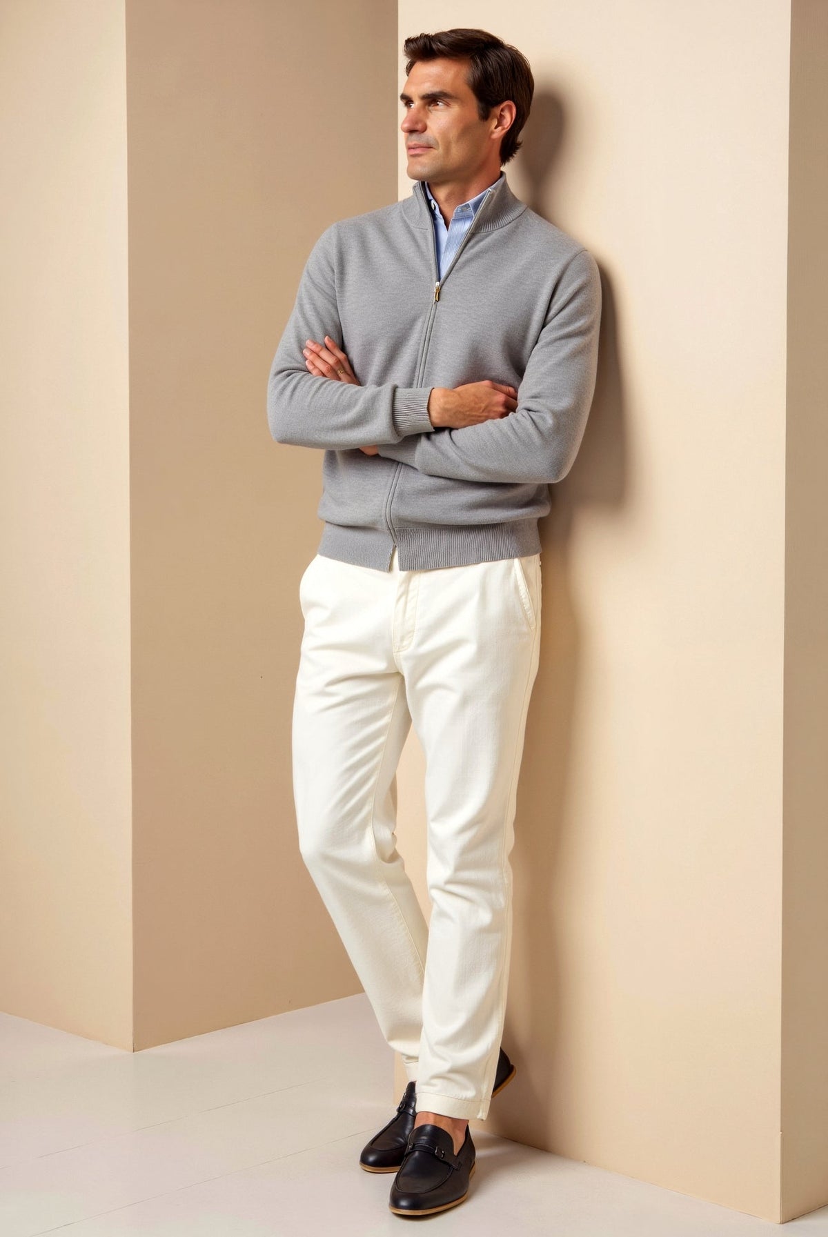 Ronni | Men's Full-Zip Cardigan Sweater