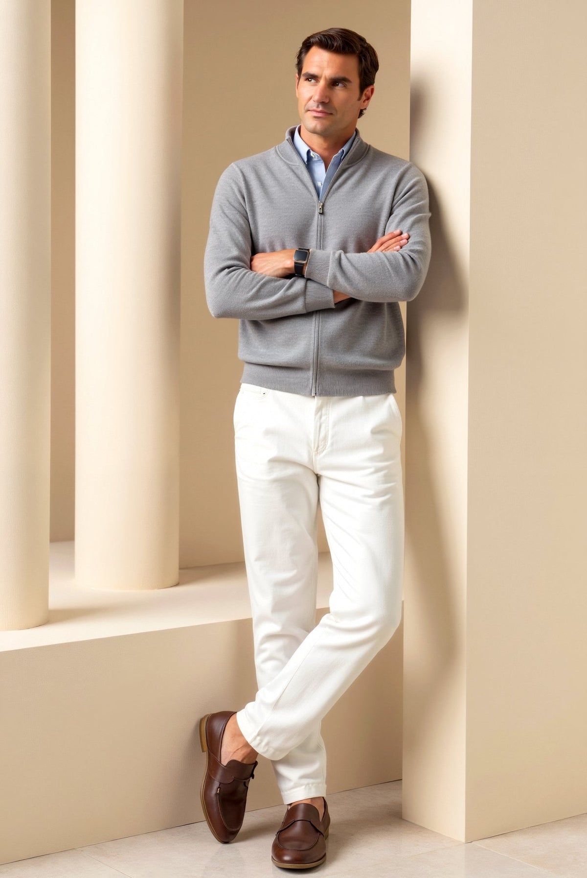 Ronni | Men's Full-Zip Cardigan Sweater