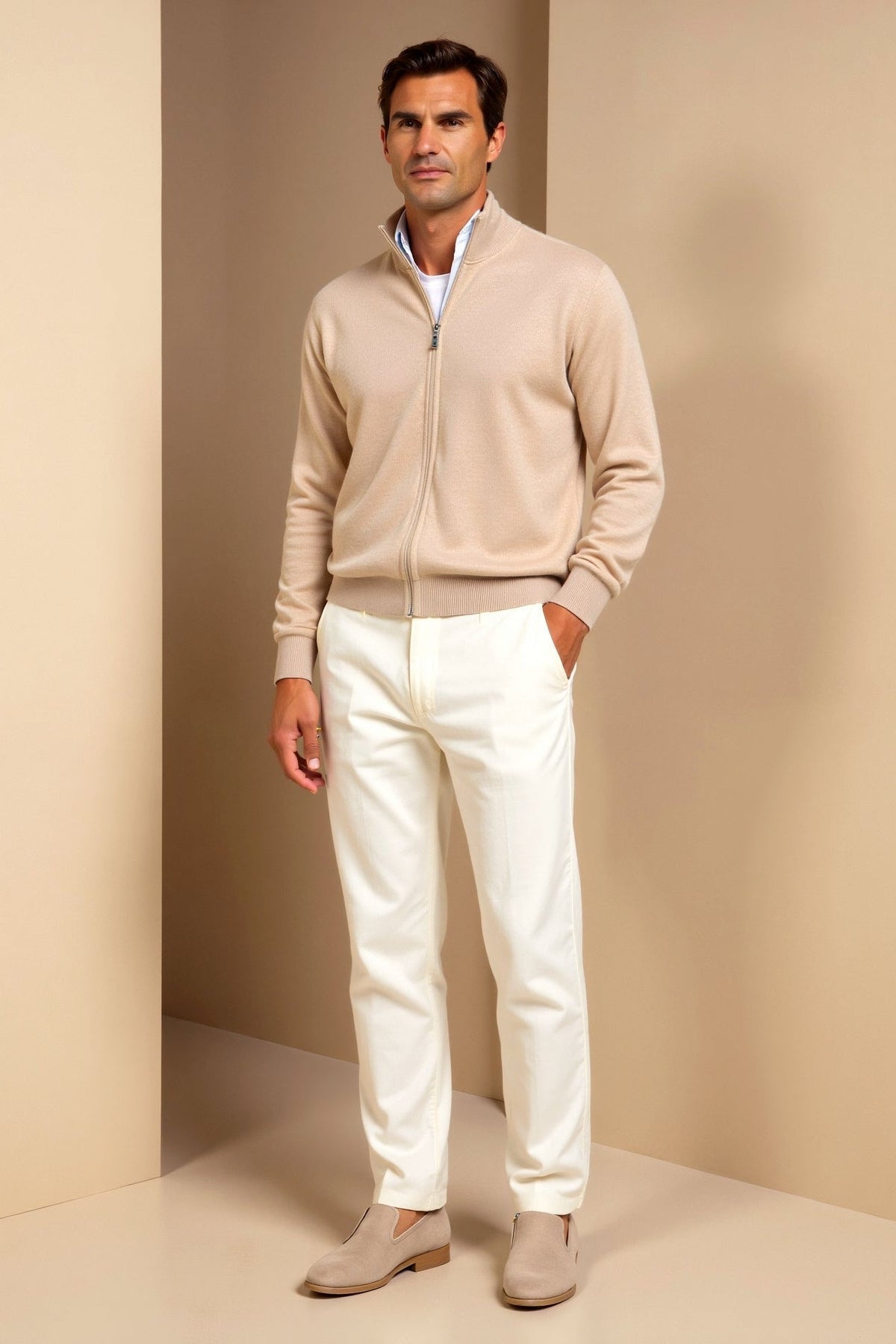 Ronni | Men's Full-Zip Cardigan Sweater