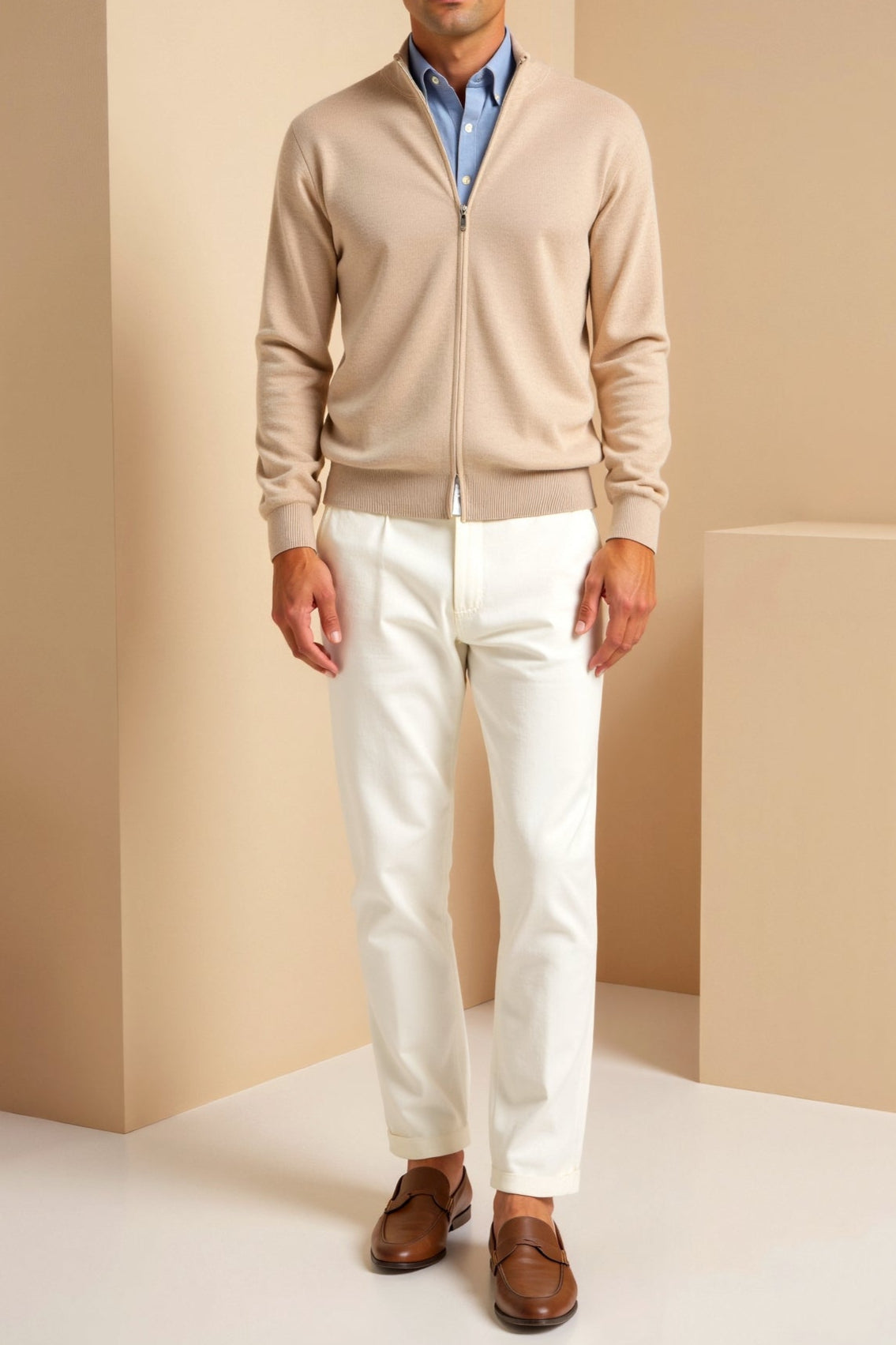 Ronni | Men's Full-Zip Cardigan Sweater