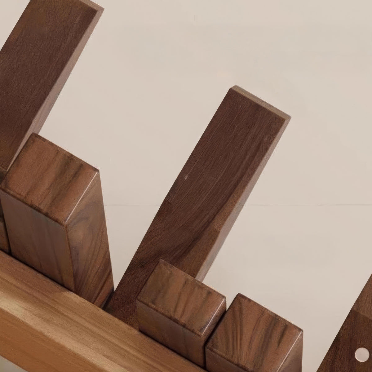 Scandinavian Wooden Wall-Mounted Coat Rack with Magnetic Folding Hooks, 4 to 10 Hooks, Ash or Walnut