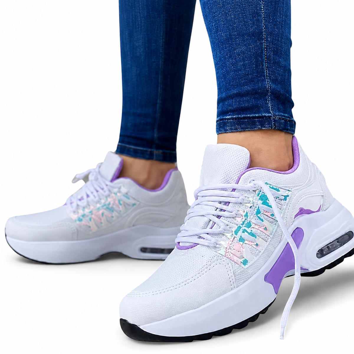 Segmented Orthopedic Sneakers with Arch Support