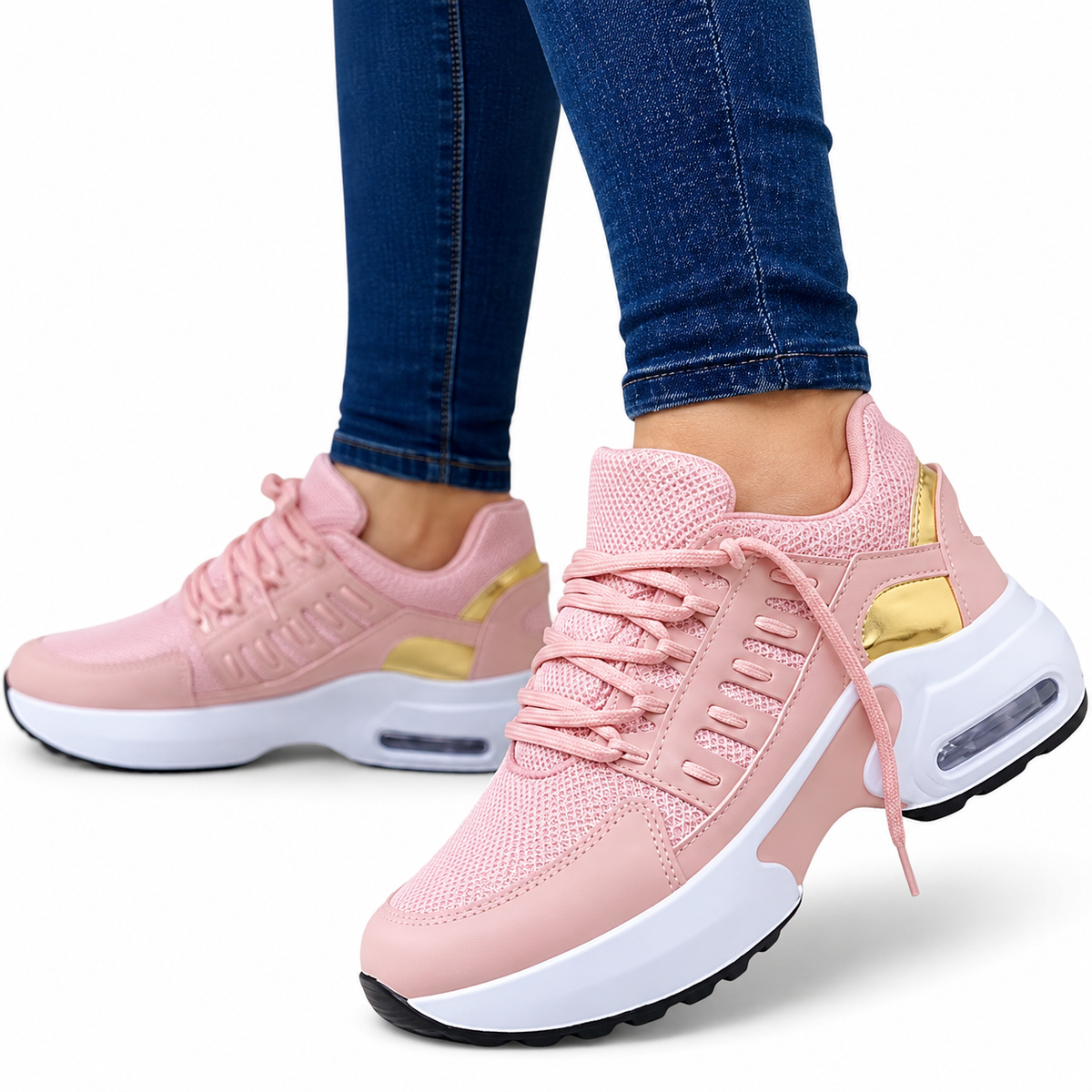 Segmented Orthopedic Sneakers with Arch Support