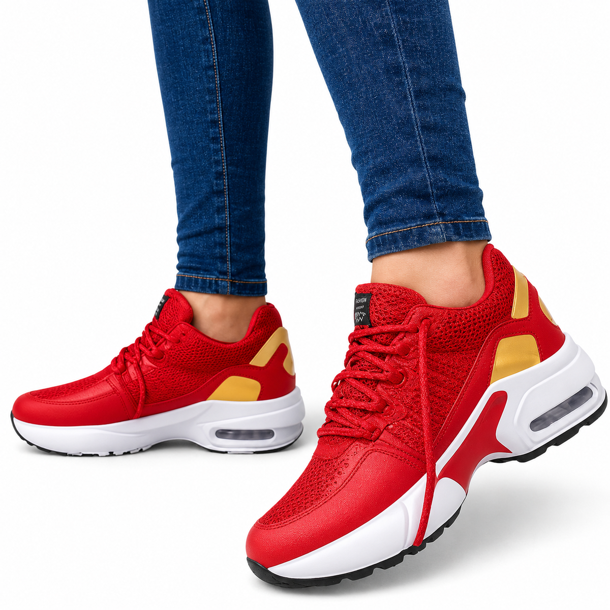 Segmented Orthopedic Sneakers with Arch Support