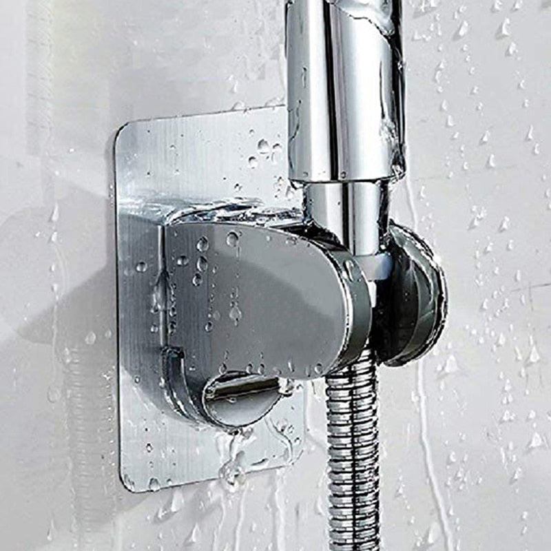 Self-Adhesive Adjustable Shower Head Holder - Easy Installation