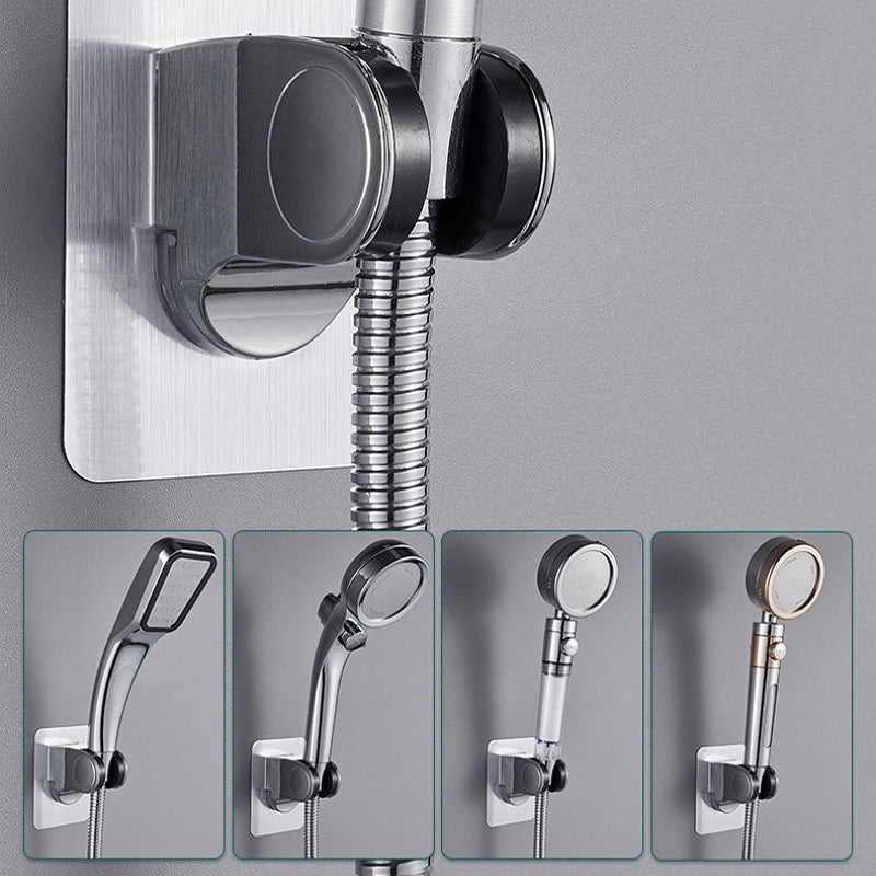Self-Adhesive Adjustable Shower Head Holder - Easy Installation