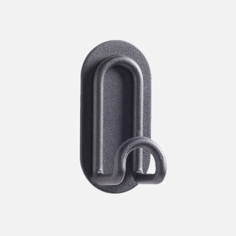 Self-Adhesive Double Wall Hook in Pink Metal – No Drilling