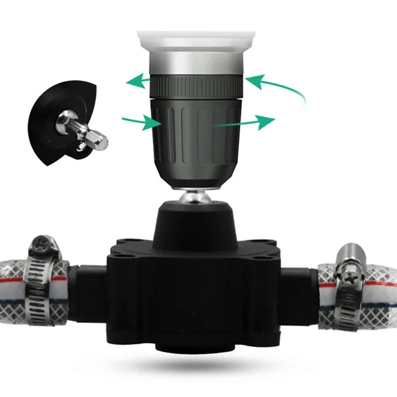 Self-Priming Drill Transfer Pump – Fast Liquid Transfer, Compact and Battery-Free
