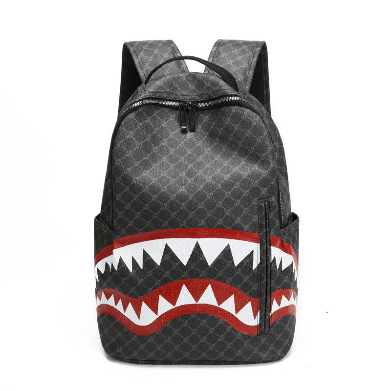 Shark Graphic Casual Backpack