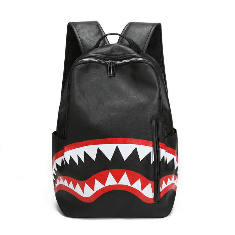 Shark Graphic Casual Backpack