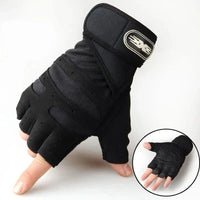 Shock-Resistant Training Gloves with Wrist Support for Weight Training, Fitness & Cycling