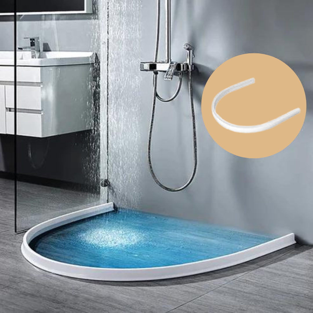 Shower Water Retention Barrier – Keeps Bathroom Floors Dry and Prevents Slipping
