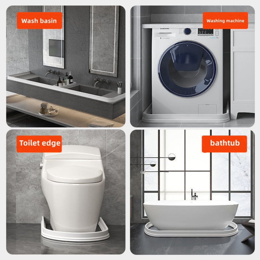 Shower Water Retention Barrier – Keeps Bathroom Floors Dry and Prevents Slipping