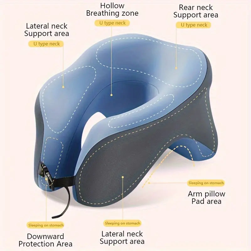 Sleeping Pillow, Travel Pillow, Camping Pillow, Neck and Cervical Support Pillow
