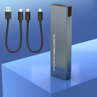 Slim NVMe and SATA SSD Enclosure - USB-C 10Gbps Speed