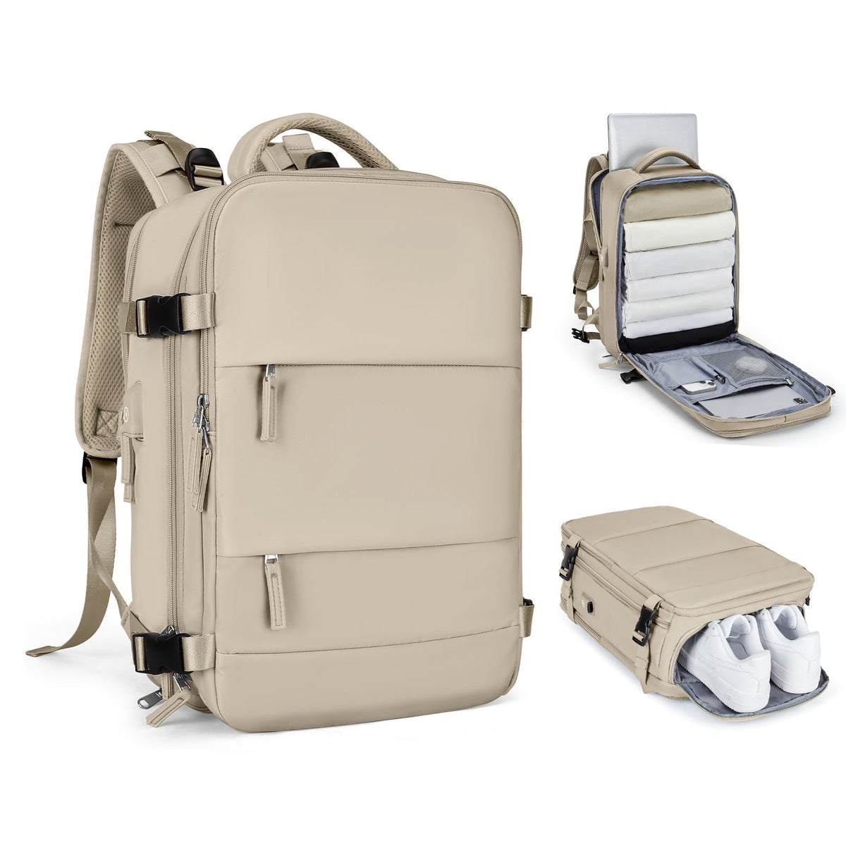 Smart Expandable Travel Backpack for Everyday Use