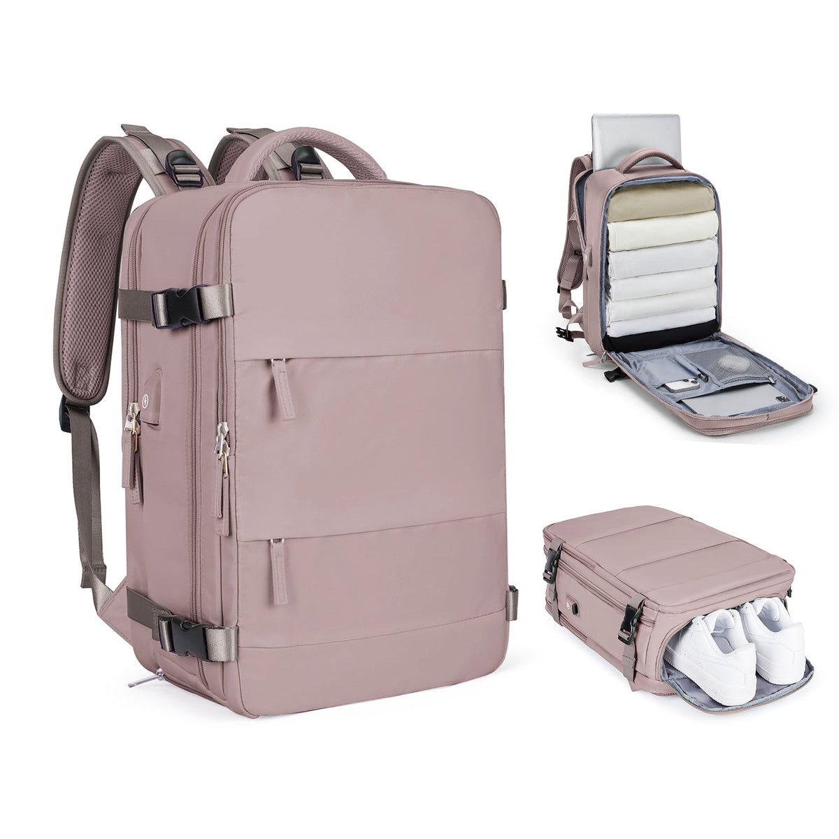Smart Expandable Travel Backpack for Everyday Use
