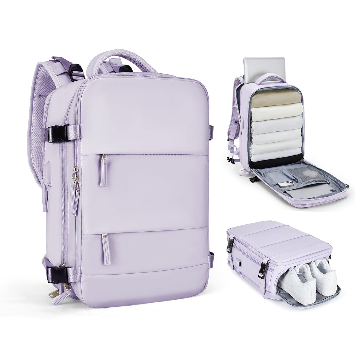 Smart Expandable Travel Backpack for Everyday Use